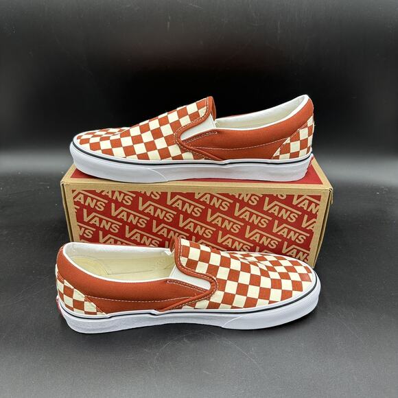 VANS Classic Slip-On Ceris Red Canvas Sneakers VN0A4U38WS2 Men’s Size 9 - Picture 2 of 6